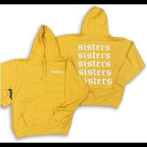 James Charles Sister Apparel Yellow Cream Hoodie